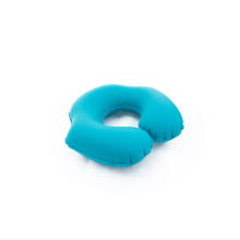 Inflável de ar portátil para viagens, use travesseiro cervical confortável para viagens ao ar livre para dormir